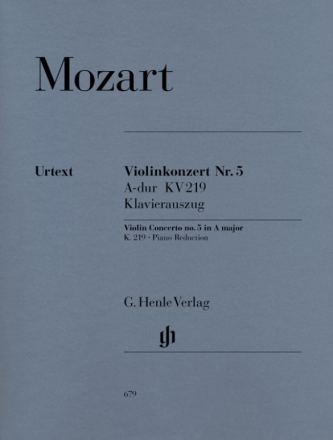 Konzert A-Dur Nr.5 KV219 fr Violine und Orchester fr Violine und Klavier