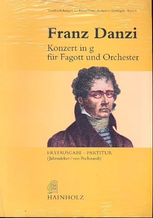 Konzert g-Moll P238 fr Fagott und Orchester Partitur