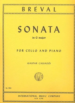 Sonata G major for cello and piano