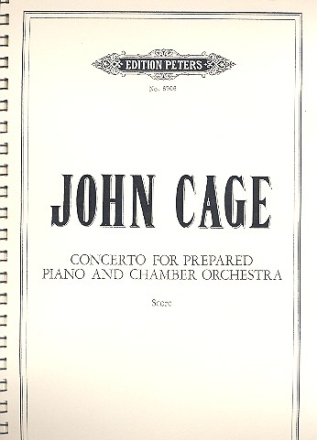 Concerto for prepared piano and chamber orchestra Score