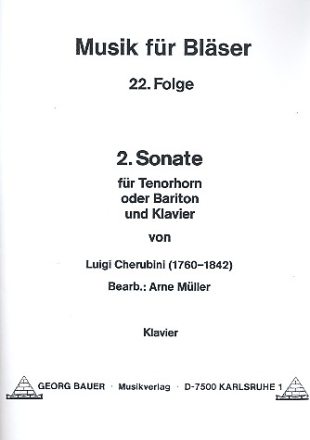 Sonate Nr.2 für Tenorhorn (Bariton) und Klavier