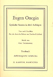 Eugen Onegin Libretto (dt)