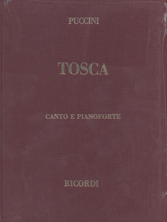 Tosca  Klavierauszug geb (it/en)