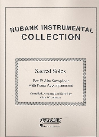 Sacred Solos for alto saxophone and piano