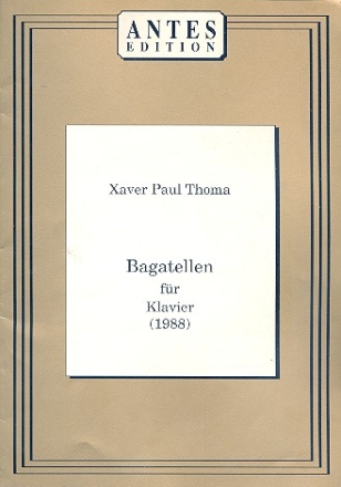 Bagatellen (1988) fr Klavier