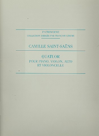 Quatuor pour violon, alto, violoncelle et piano