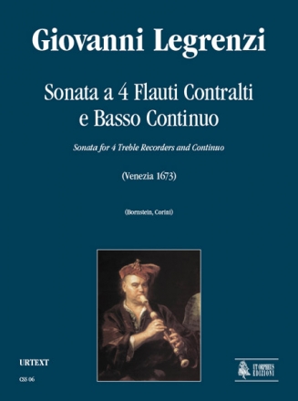 Sonata per 4 flauti dolce contralti e bc partitura e parti