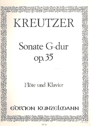 Sonate G-Dur op.35 fr Flte und Klavier