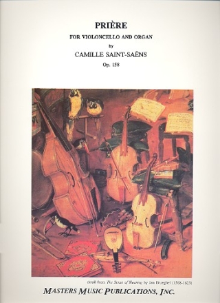 Prire op.158  for violoncello and organ
