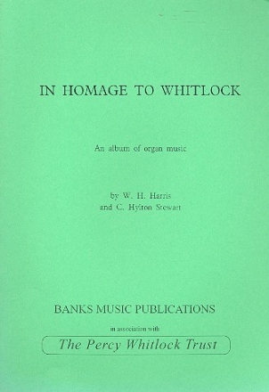 In Homage to Whitlock vol.1 An album of organ music