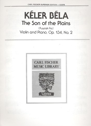 THE SON OF THE PLAINS OP.134,2 FOR VIOLIN AND PIANO PUSZTAK FIA