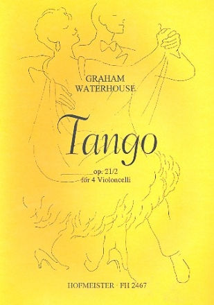 Tango op.21,2 fr 4 Violoncelli Partitur und Stimmen