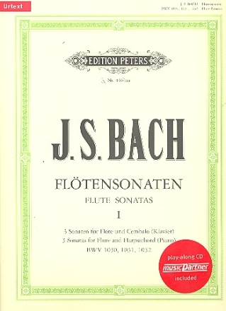 6 Sonaten Band 1 (Nr.1-3) BWV1030-32 (+CD) fr Flte und Klavier