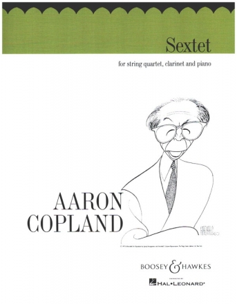 Sextet for string quartet, clarinet and piano parts