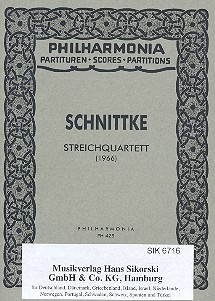 Streichquartett Nr.1 Studienpartitur 