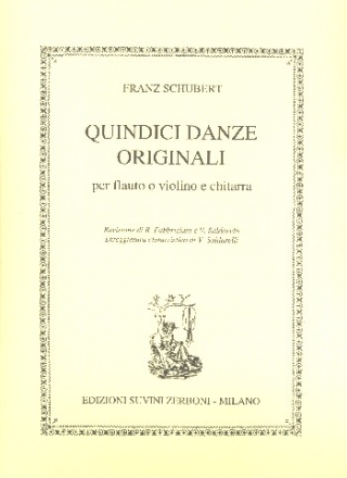 15 danze originali per faluto (vl) e chitarra 2 partiture