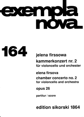 Kammerkonzert Nr.2 fr Violoncelo und Orchester Partitur