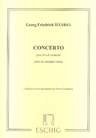 Concerto en si mineur pour alto et orchestre partie des premiers violons