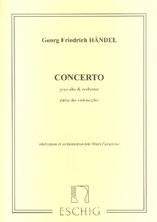 Concerto en si mineur pour alto et orchestre partie desvioloncelles