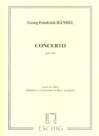 Concerto en si mineur pour alto et orchestre partie de flutes 1 et 2