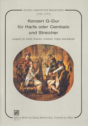 Konzert G-Dur fr Harfe (Cembalo) und Streicher fr Harfe und Klavier