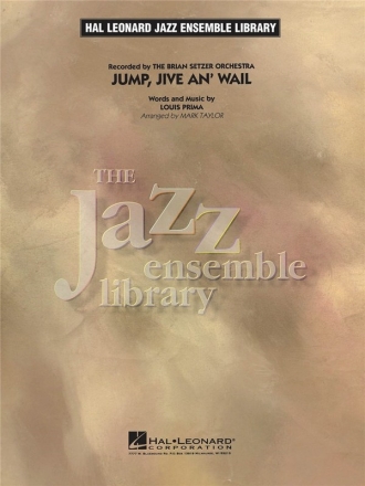 JUMP JIVE AND WAIL: FOR JAZZ ENSEMBLE SCORE+PARTS TAYLOR, MARK, ARR.