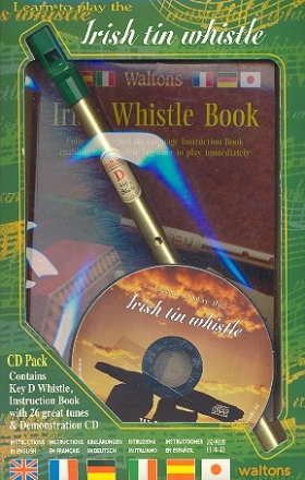 Learn to play the Irish Tin Whistle (+CD +tin whistle in d) for tin whistle Set