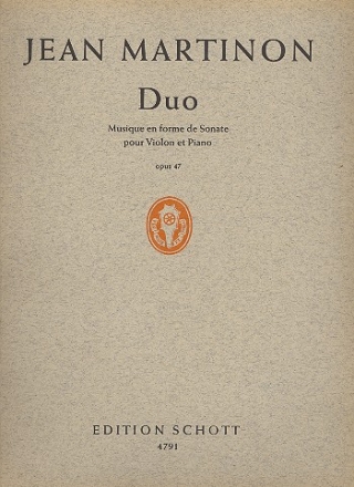 Duo op. 47 fr Violine und Klavier