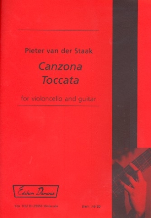 Canzona toccata fr Violoncello und Gitarre,  Stimmen