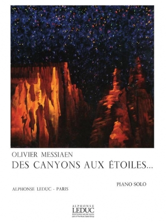 Les canyons aux toiles  pour piano