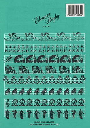 Eleanor Rigby for mixed chorus and piano (guitar, bass optional) score