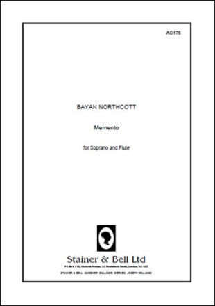 MEMENTO FOR SOPRANO AND FLUTE SCORE (EN) C O P Y
