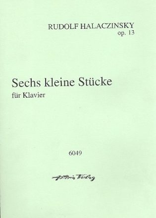 6 kleine Stcke op.13 fr Klavier