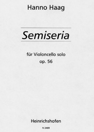 Semiseria op.56 fr Violoncello solo V e r l a g s k o p i e