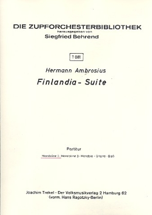 Finlandia-Suite fr Zupforchester Mandoline 1