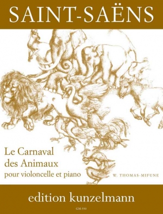 Le carnaval des animaux fr Violoncello und Klavier