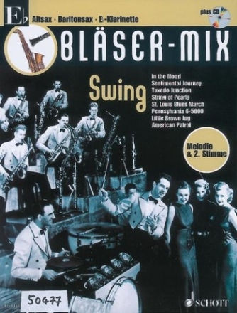 Blser-Mix (+CD): Swing fr Es-Instrumente (Melodie und 2. Stimme)