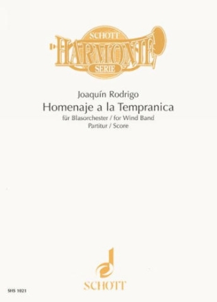 Homenaje a la Tempranica fr Blasorchester Partitur