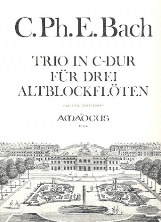 Trio C-Dur für 3 Altblockflöten Partitur und Stimmen