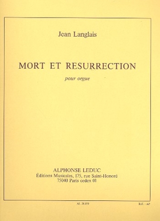 Mort et rsurrection pour orgue
