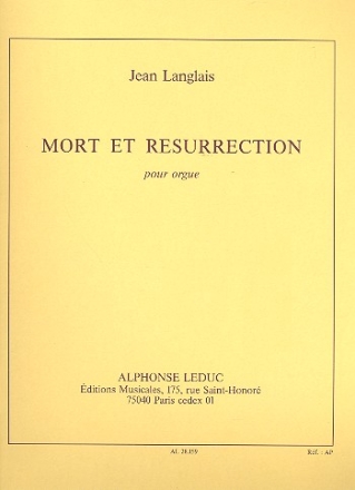 Mort et rsurrection pour orgue