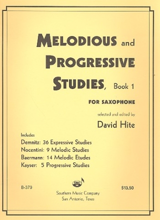 Melodious and progressive Studies vol.1 for saxophone