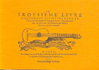 4 Guitar Books op.3 (1551-53)  facsimile