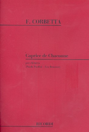 Caprice de chaconna per chitarra