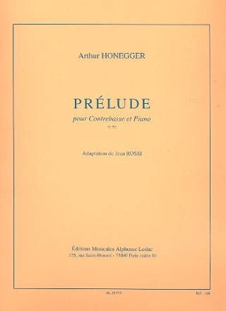 Prlude pour contrebasse et piano