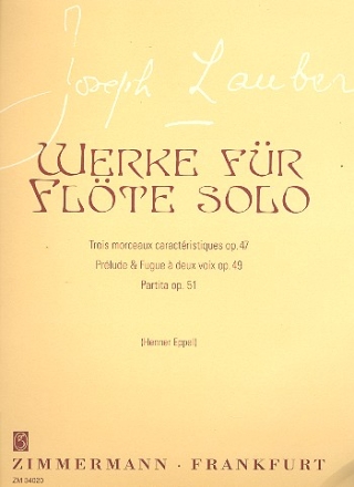 Werke fr Flte solo (op.47, 49, 51) 