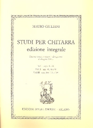 Studi op.50, op.51e op.98 vol.2  per chitarra