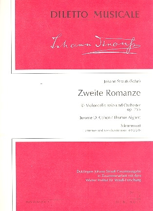 Romanze Nr.2 op.255 fr Violoncello und Orchester Stimmensatz (Streicher 4-3-2-2-1)