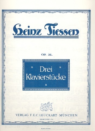 3 Klavierstcke op.31