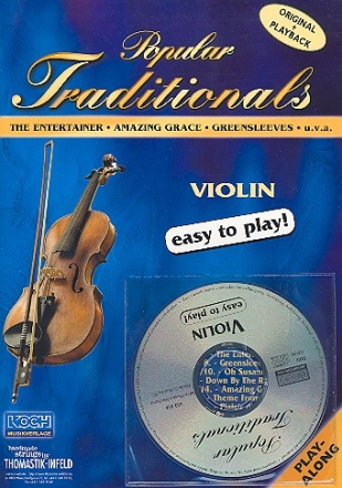 Popular traditionals (+ CD) for violin